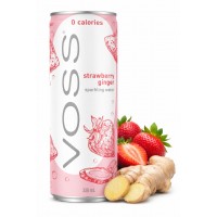 VOSS Strawberry Ginger Sparkling Water 330ml x 10