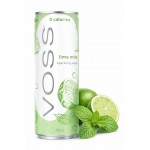 VOSS Lime Mint Flavoured Sparking Water 330ml x 10