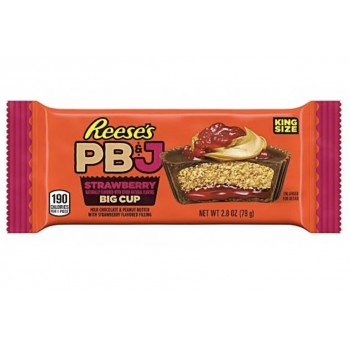 Reese's Big Cup Strawberry Jelly 79 Gr x 16