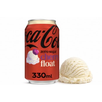 Coca Cola Cherry Float Zero 330 ml x 24