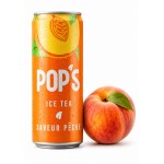 Pop's Ice Tea P&ecirc;che 330 ml x 24