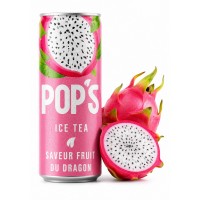 Pop's Ice Tea Fruit du Dragon 330 ml x 24