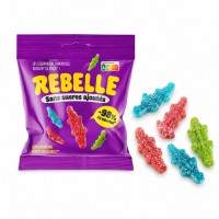 Rebelle Bonbons Crocos Acidul&eacute;s 50 Gr x 12