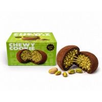 NOLOVE Bliss Chewy Cookie Korean Style Pistachio & Cocoa Mochi 50 Gr x 12