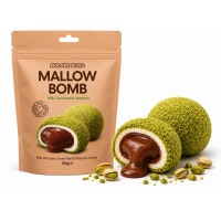 NOLOVE Bliss Mallow Bomb MilkChocolate & Pistachio 100 Gr x 24