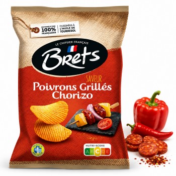 Bret's Saveur Poivrons grill&eacute;es chorizo 125 Gr x 10