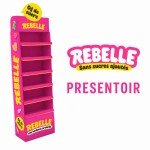 Présentoir Rebelle à PLAT x 1