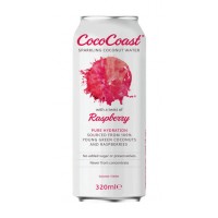 CocoCoast Raspberry P&eacute;tillant 320 ml x 24