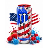  Monster Ultra Red White Blue Razz 473 ml x 24