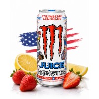 Monster Juice Strawberry Lemonade 473 ml x 24