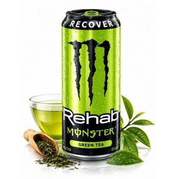 Monster Rehab Green Tea 458 ml x 24