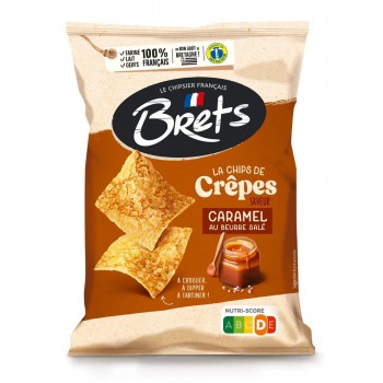 Bret's Crepes Caramel au beurre sal&eacute; 50 Gr x 14