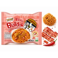 Samyang Buldak Hot Chicken Ramen Rose 140 Gr x 40