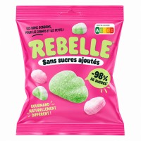 Rebelle Bonbons Nuages Fluffy Acidul&eacute;s 50 Gr x 12