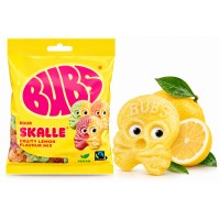 Bubs Fruity Lemon Sour Skalle 190 Gr x 14
