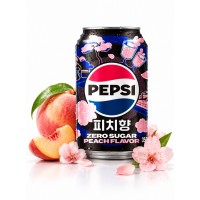 Pepsi Lotte Chilsung Zero Peach 330ml x 24