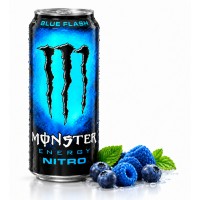 Monster Nitro Blue Flash 500 ml x 12