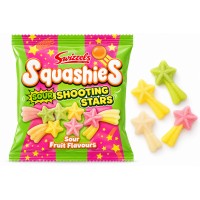 Swizzels Squashies Sour Shooting Stars 100 Gr x 12