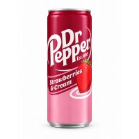 Dr Pepper Strawberry & Cream 330 ml x 24