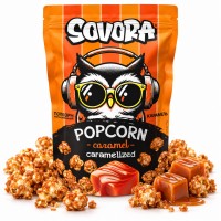 Pop Corn Sovora Caramel 90 Gr x 12
