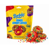 Bonjuks Rings Gummy Geek 70 Gr x 12