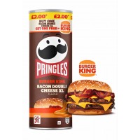 Pringles Burger King Bacon Double Cheese XL 165 Gr x 6