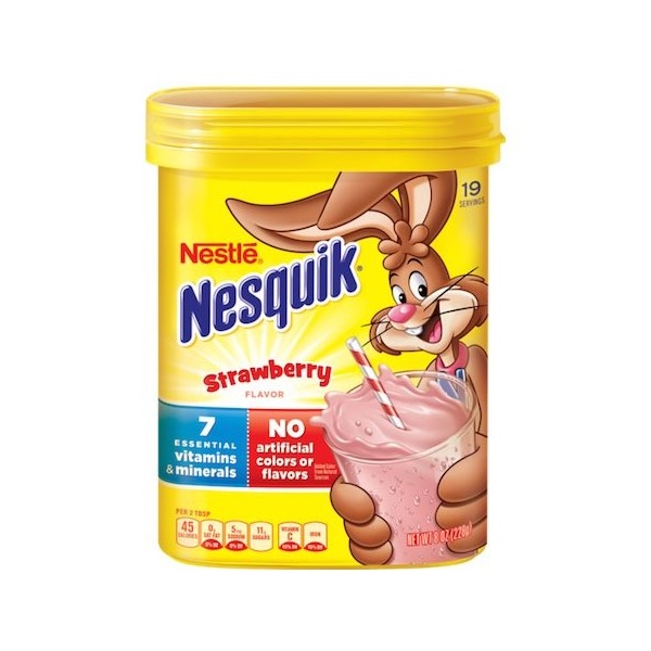 Nesquik saveur Fraise - 300 Gr x 10 - My Candy Shop - Revendeur